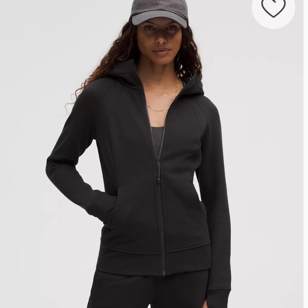 Lululemon FULL ZIP SCUBA HOODIE BLACK